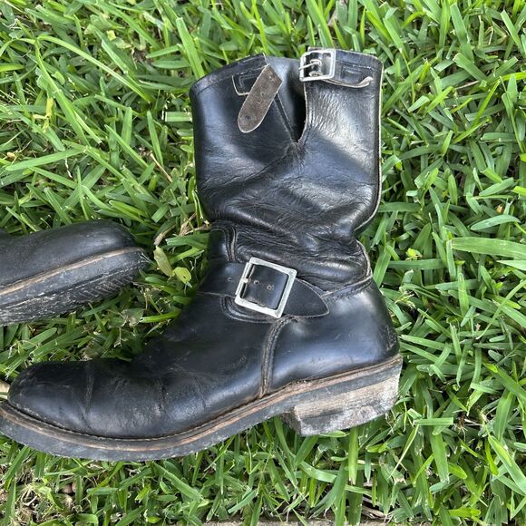 Vtg 1990 80s Red Wing PT83 2268 Engineer Boots Size 10.5 D Motorcycle main image 12